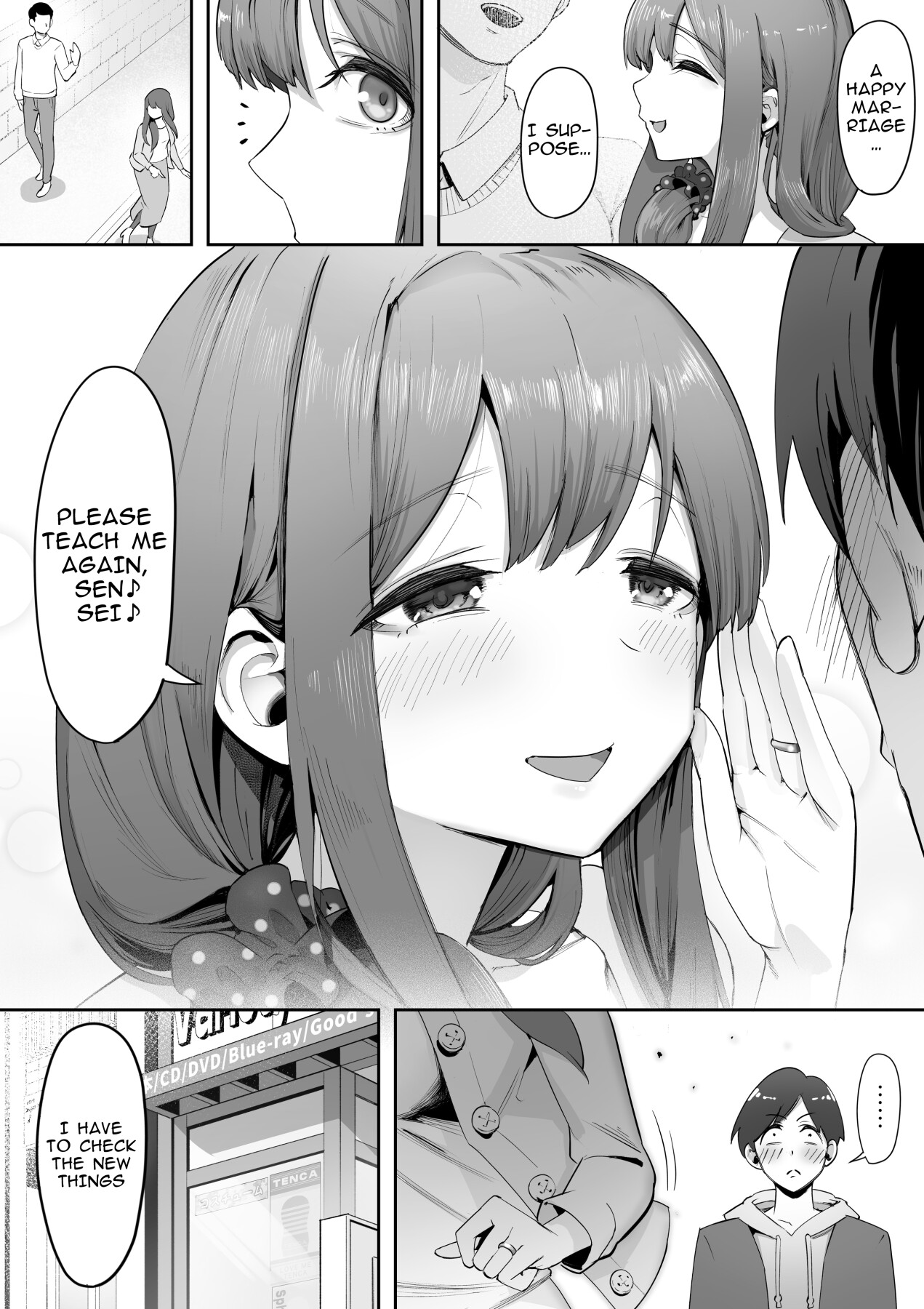 Hentai Manga Comic-Young wife at an adult shop-Read-25